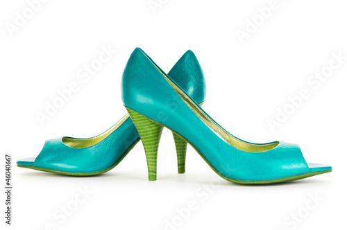 Female shoes in fashion concept