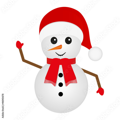 snowman. vector