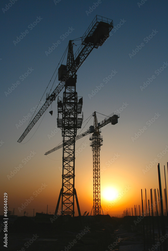 Fototapeta premium Construction sites