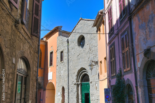 Alleyway. Montefiascone. Lazio.  Italy.