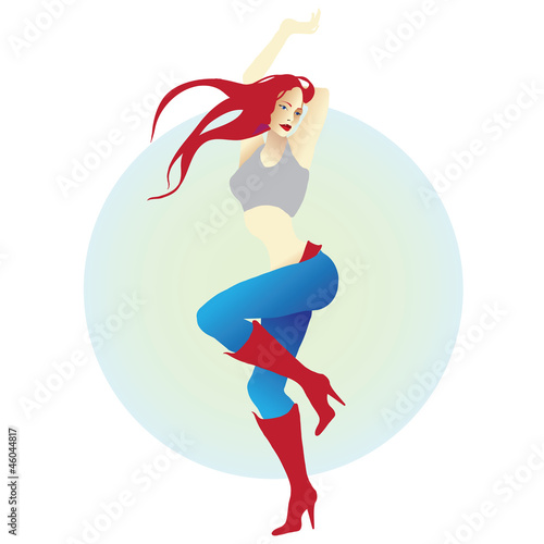 dancing girl