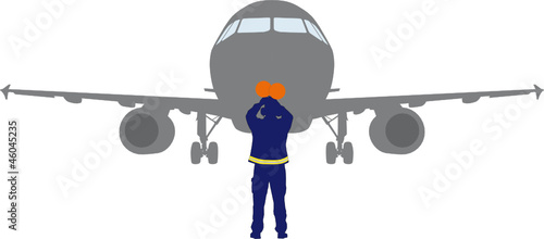 Flugzeugeinweiser, Aircraft marshaller