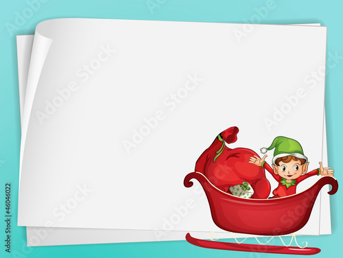 Elve and paper sheet