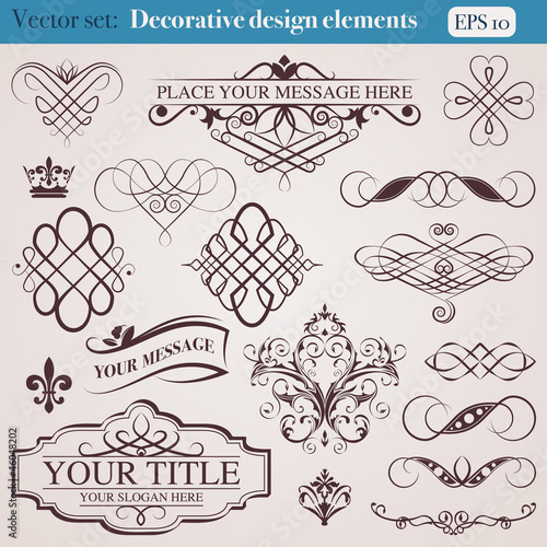 Decorative design elements