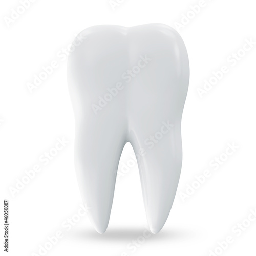 Health Tooth isolated on white background