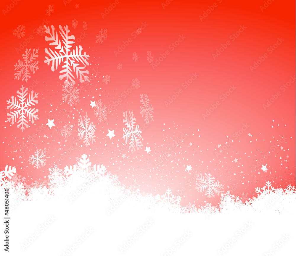 Schneeflocken, Hintergrund, Weihnachten