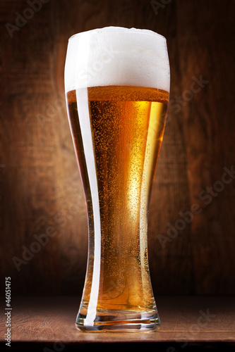 glass with beer