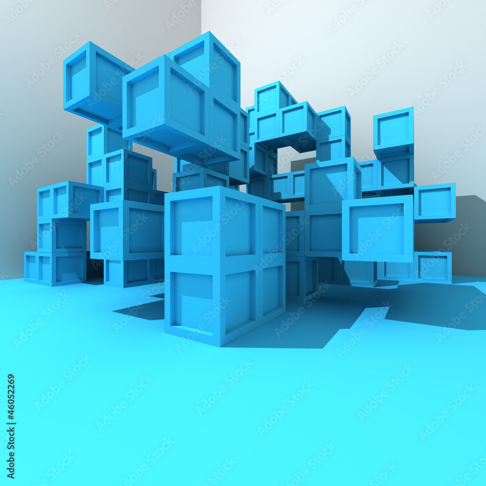 Obraz premium 3d Abstract Architecture Background