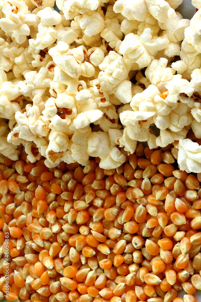 Popcorn and kernels