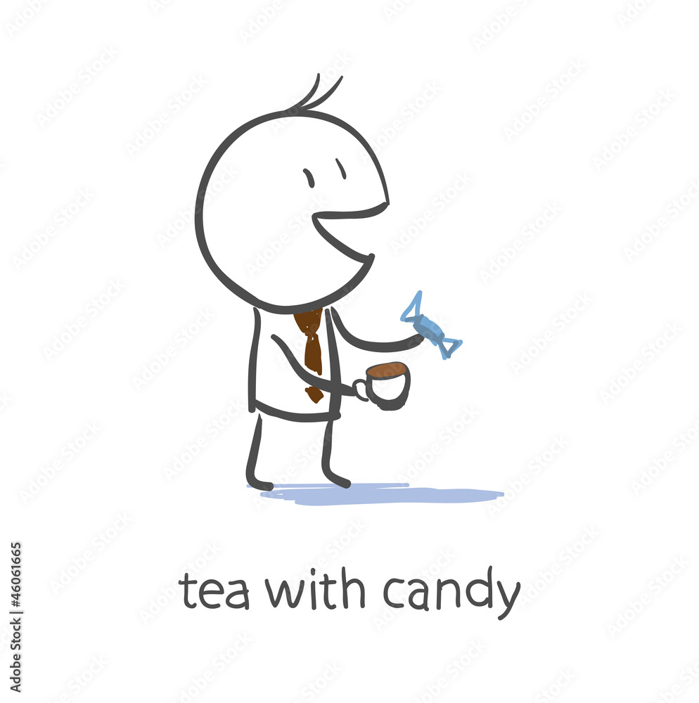 Businessman Having Tea Businessman Having Tea