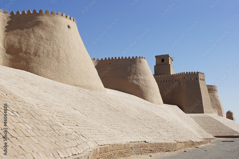 Stadtmauer von Chiwa, Usbekistan