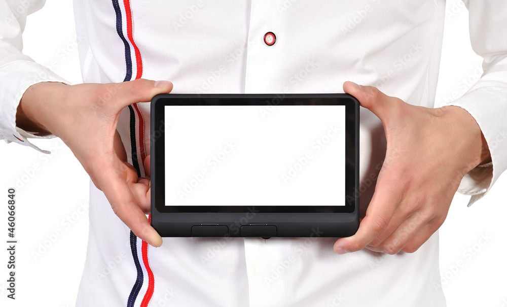digital tablet in hand digital tablet in hand