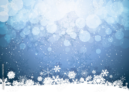 Snowflakes background