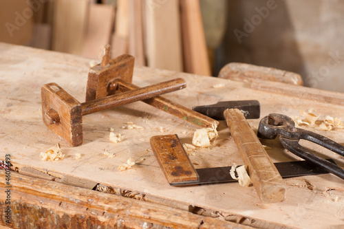 Vintage tool still life