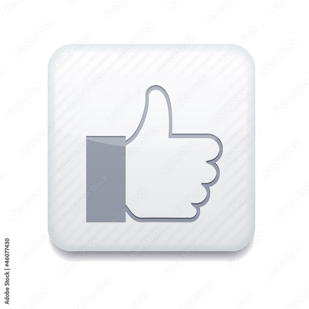 Vector white like icon. Eps10. Easy to edit Vector white like icon. Eps10. Easy to edit