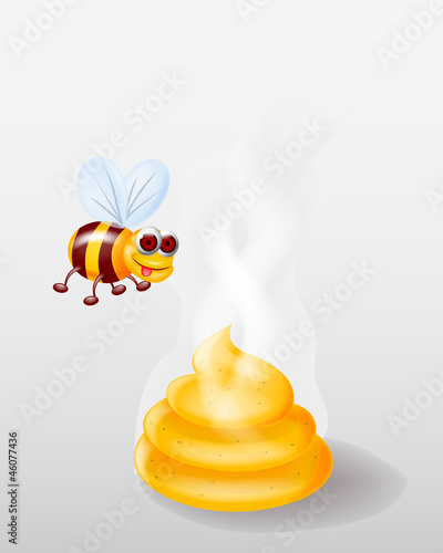 Fly on a dung pooh
