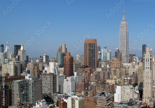 New York City Manhattan skyline with empire state building