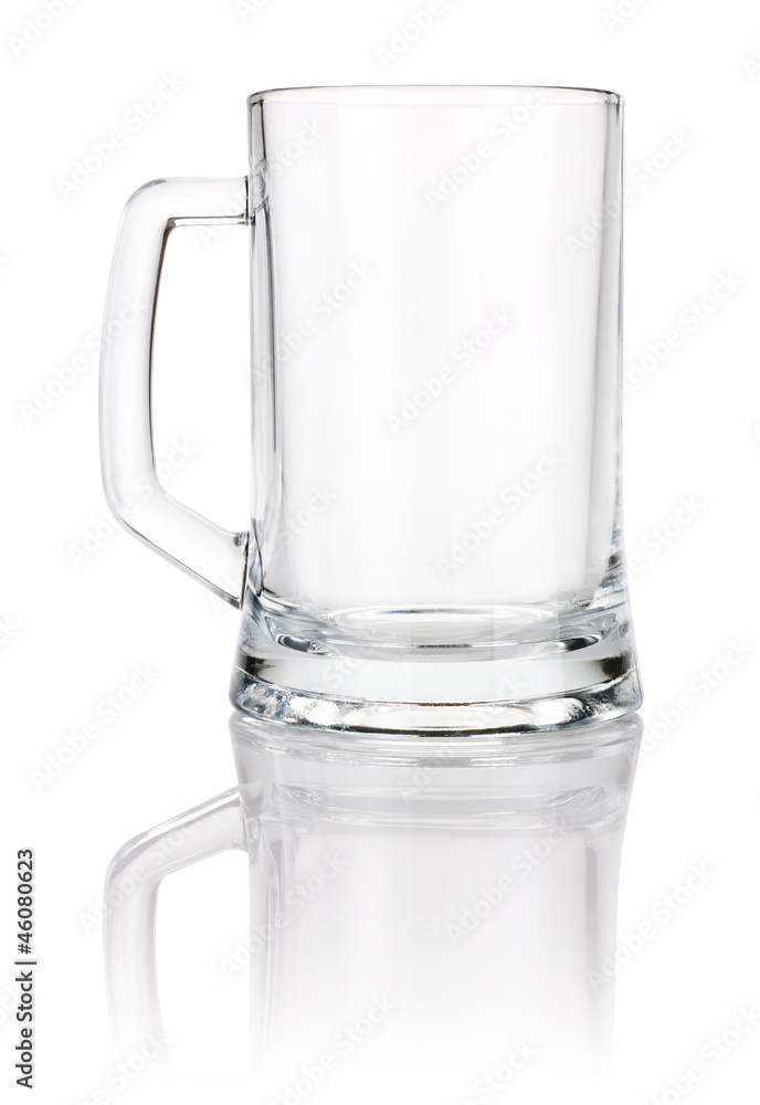 Empty beer mug isolated on white background Empty beer mug isolated on white background