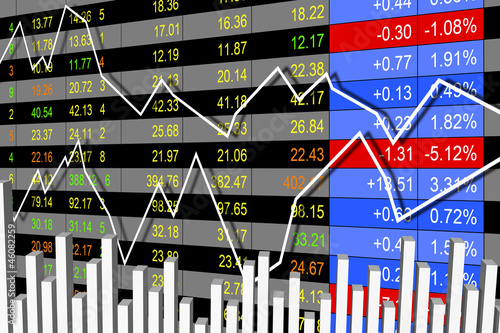 Bourse Tableau Histo photo