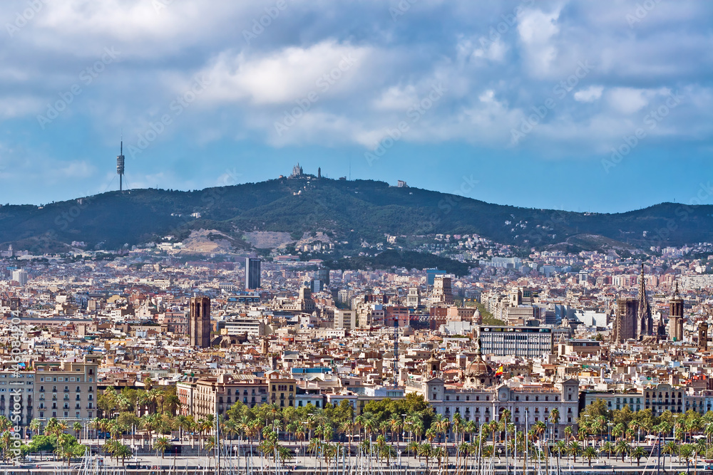 Barcelona panoramic