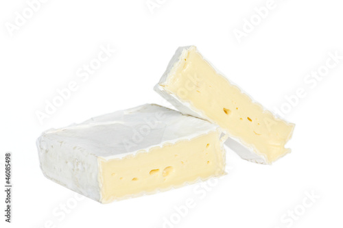 Camembert on white