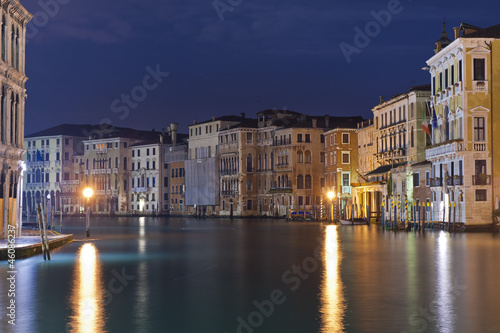 night view of canal grande