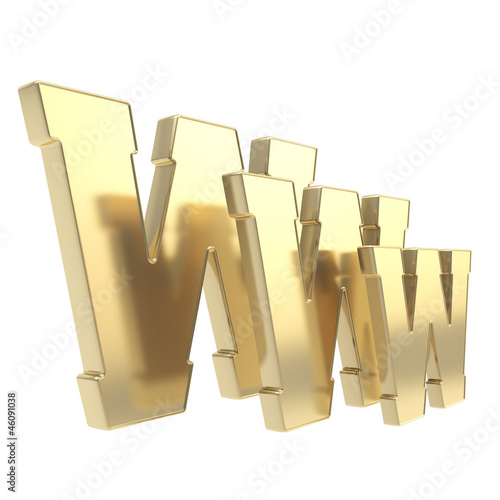 World wide web www letter s...