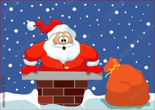 Santa stuck