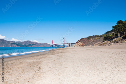 Golden Gate Bridge from Baker Beach in San Francisco, California