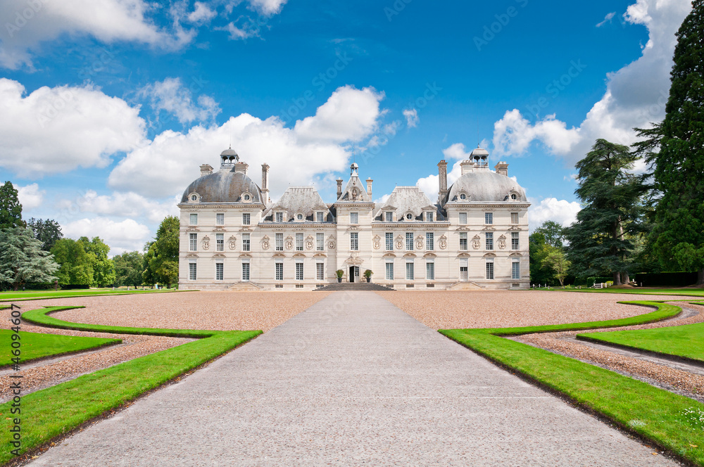 Beautiful Cheverny castle , Loire valley, France