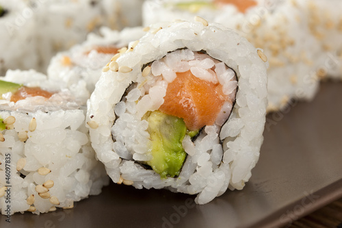 Fresh Homemade Sushi Roll