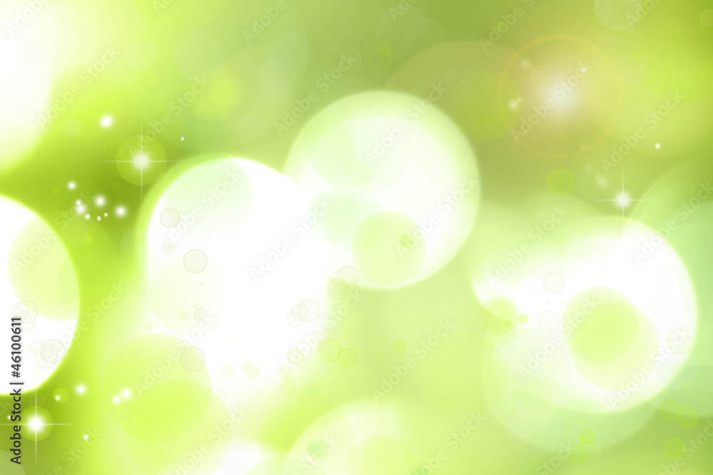 Abstract green glow circles background Abstract green glow circles background