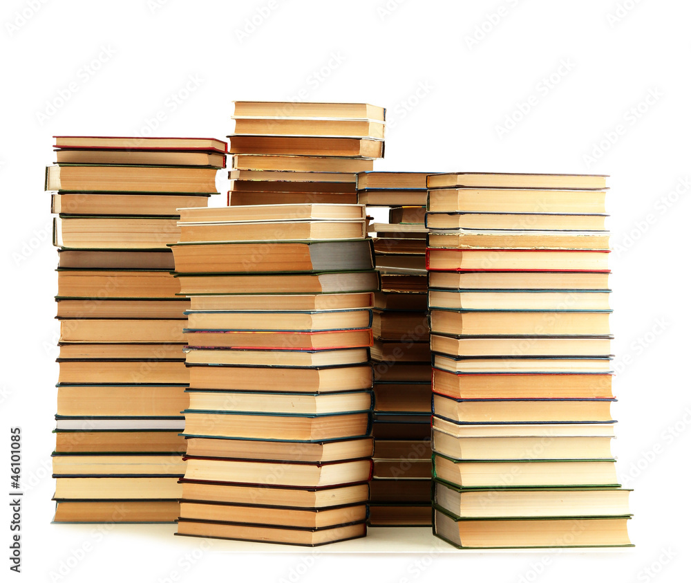 old books isolated on white old books isolated on white