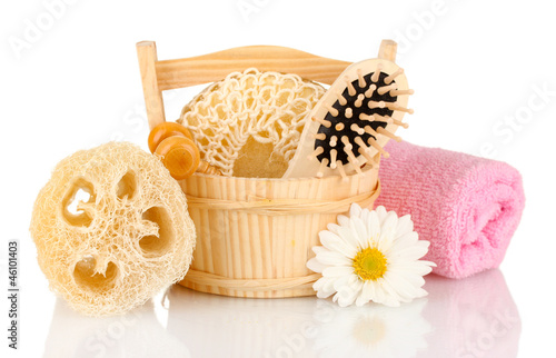 Obraz na płótnie Loofah isolated on white