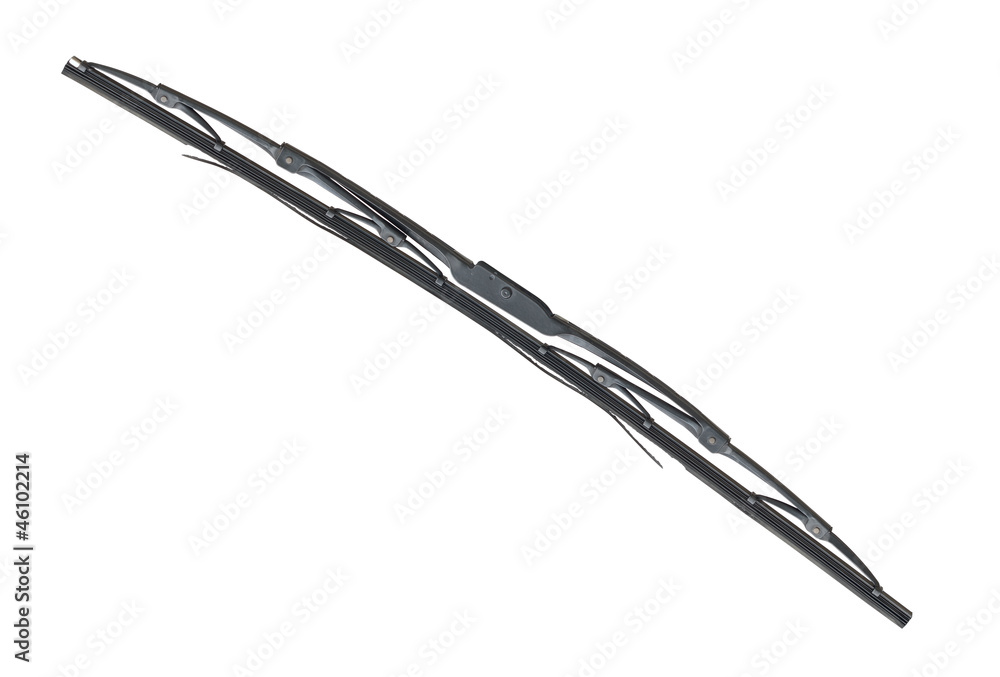 Bad wiper isolated on white background Bad wiper isolated on white background