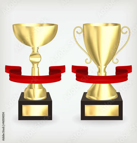 Two gold cup