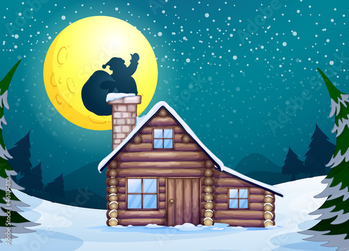 Winter cabin