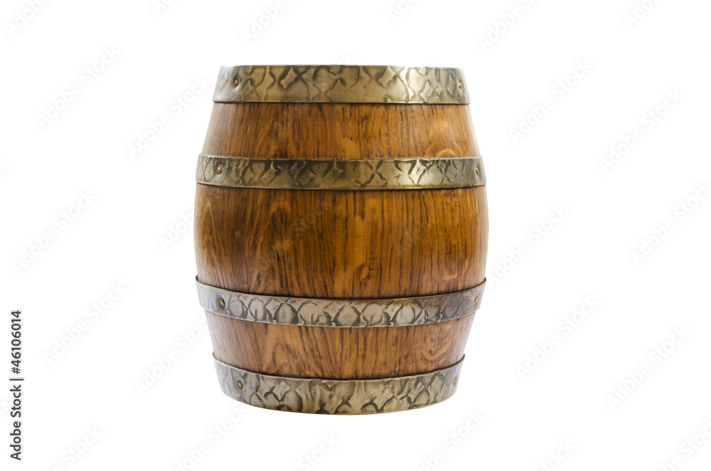 tonneau de vin isolé sur fond blanc tonneau de vin isolé sur fond blanc