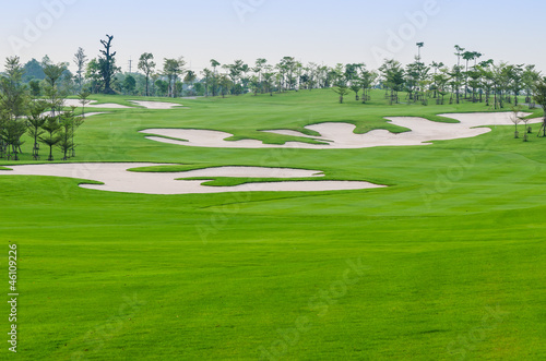 view landscape of golf course