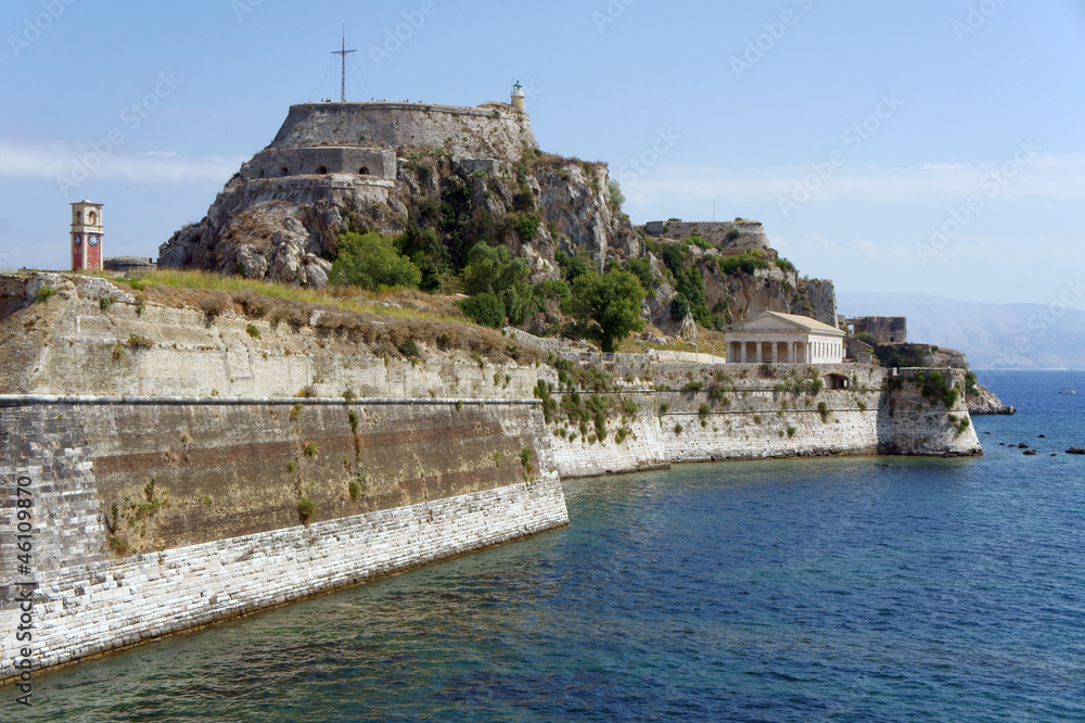 Stara twierdza wenecka na wyspie Korfu