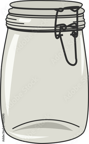 Jar vector illustration