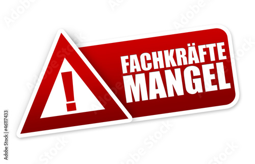 Fachkräfte gesucht! Button, Icon