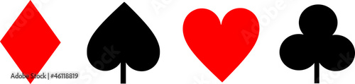 Playing cards signs