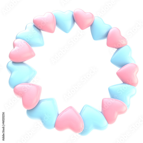 Round photo picture frame m...