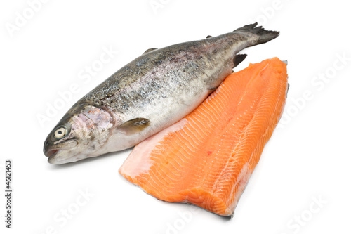 trota con filetto - trout and fillet