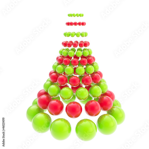Futuristic christmas tree m...