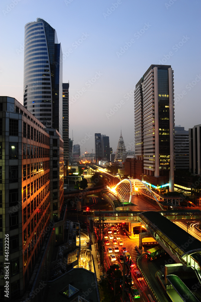 Bangkok  Thailand Chong Nonsi intersection
