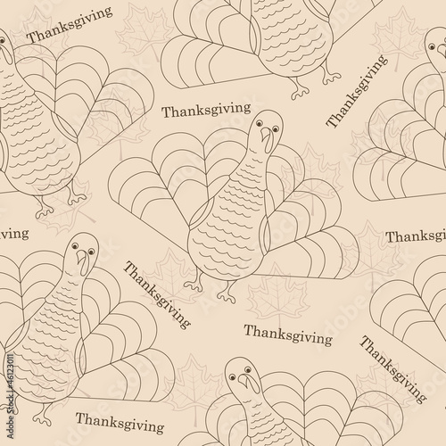 thanksgiving seamless patern