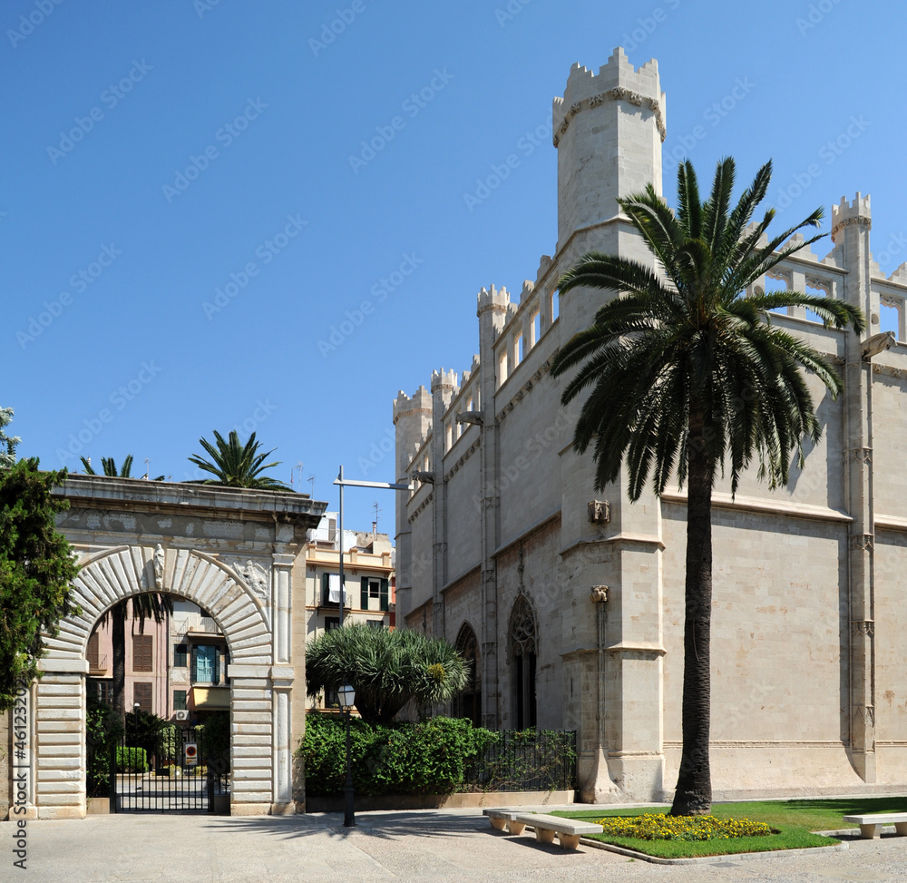 La Loge Des Marchands Lonja A Palma De Majorque Stock Photo Adobe Stock