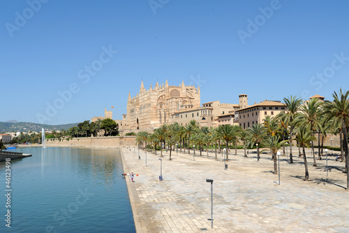 Le quartier de la cathdrale de Palma de Majorque